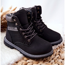 PA1 Morminte pentru copii Black Warmed Trappers negru 1