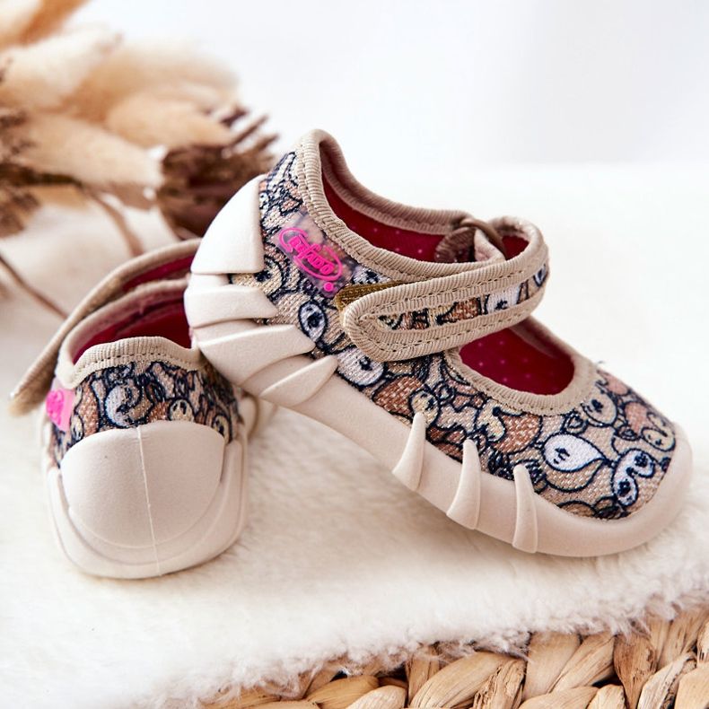 BEFADO S.A. Papuci Inblu Căprior 109P240 Bej maro 2