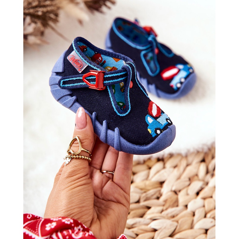 BEFADO S.A. Papuci Inblu Betoniera 110P385 Navy Pantofi albastru marin 2