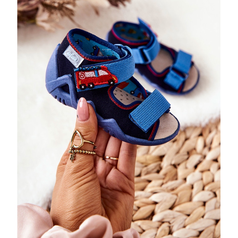 BEFADO S.A. Sandale Inblu Cu Velcro 350P014 Bleumarin albastru marin 1