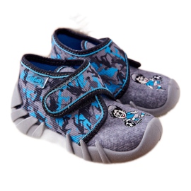 BEFADO S.A. Papuci Inblu 523P014 Gri-Albastru 1