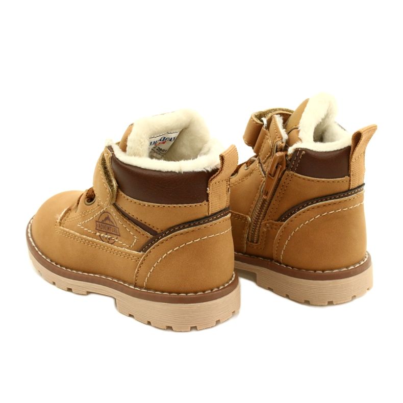 Velcro Workers American Club GC28 / 21 Camel bej galben 5