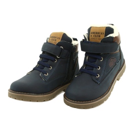 Muncitori izolati cu blana American Club GC29/21 Navy maro albastru marin 3