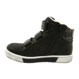 American Club Pantofi Sport Înalți Cu Blană American GC19 / 21 Negru 2