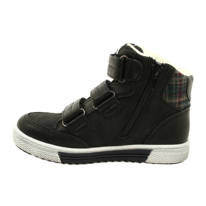 American Club Pantofi Sport Înalți Cu Blană American GC19 / 21 Negru 2