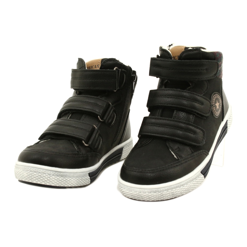 American Club Pantofi Sport Înalți Cu Blană American GC19 / 21 Negru 3