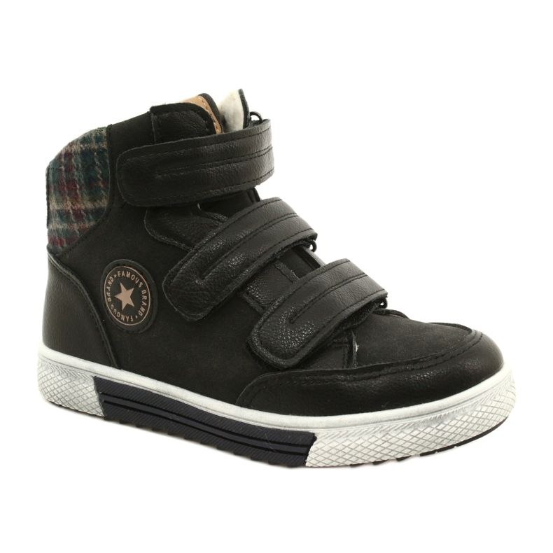 American Club Pantofi Sport Înalți Cu Blană American GC19 / 21 Negru 1