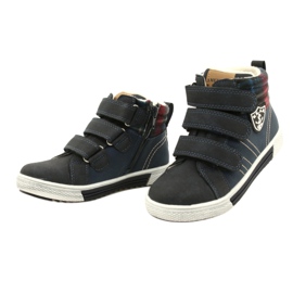 Pantofi sport izolați cu blană American Club GC24 / 21 Navy Blue albastru 3 Pantofi sport izolați cu blană American Club GC24 / 21 Navy Blue albastru 3