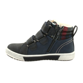 Pantofi sport izolați cu blană American Club GC24 / 21 Navy Blue albastru 2 Pantofi sport izolați cu blană American Club GC24 / 21 Navy Blue albastru 2