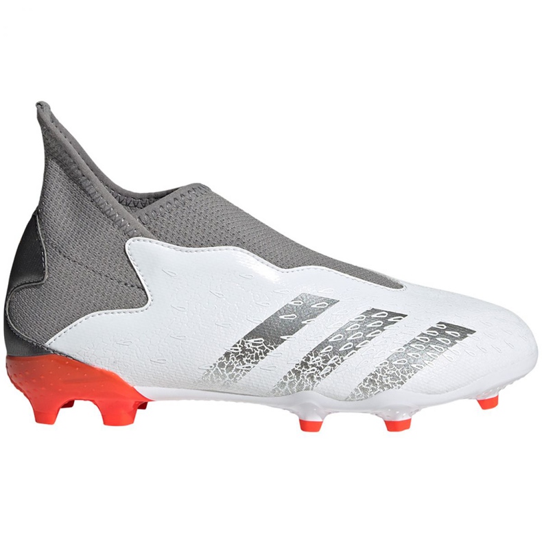 Ghete de fotbal Adidas Predator Freak.3 Ll Fg Jr FY6297 multicolor alb 1