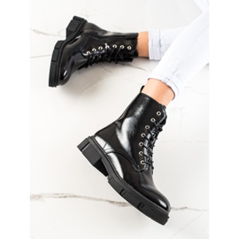 Cizme cu șireturi de la Sergio Leone negru 1