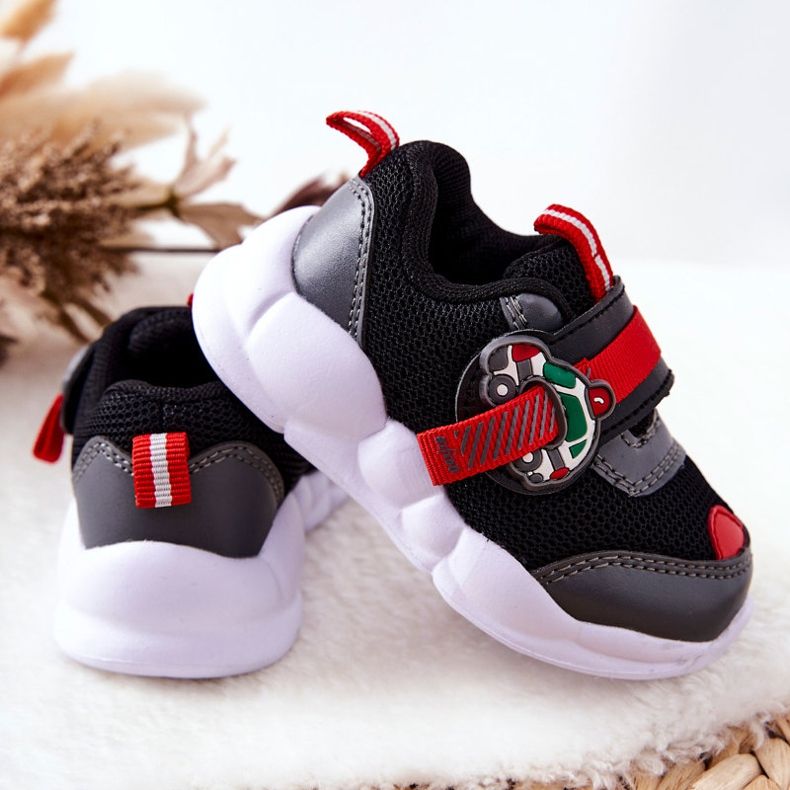 BEFADO S.A. Pantofi Sport Copii Cu Velcro Befado 516P096 Negru roșu 2