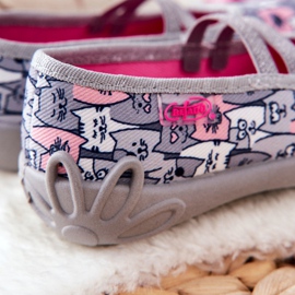 BEFADO S.A. Papuci de pisici Ballerina Befado 116X297 Gri 1