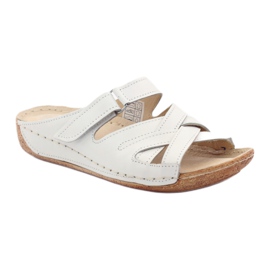 Pantofi de dama piele Gregors 647 alb 1