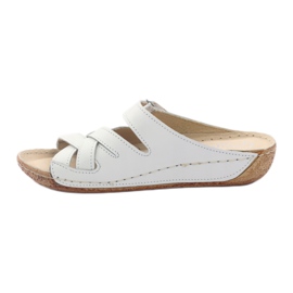 Pantofi de dama piele Gregors 647 alb 2