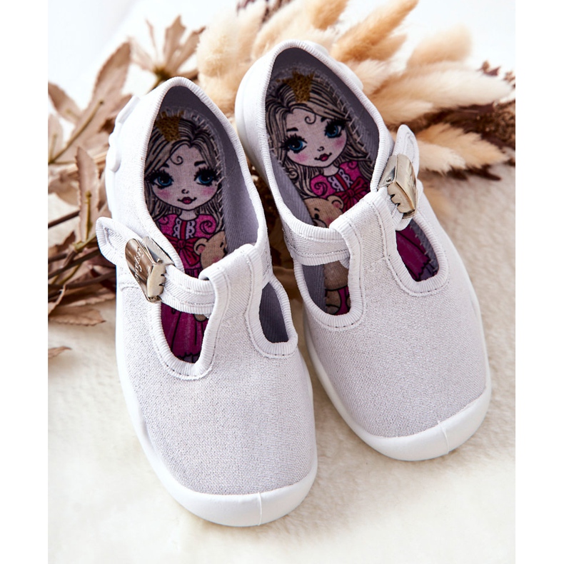 BEFADO S.A. Papuci Balerina Befado Shiny 115X001 Argintiu 1