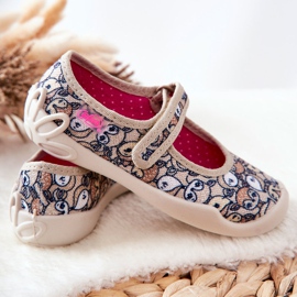 BEFADO S.A. Papuci balerina Befado Căprior 114X467 Bej maro 2