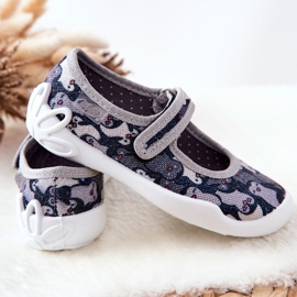 BEFADO S.A. Papuci balerina Befado Penguins 114X463 Negri negru 1