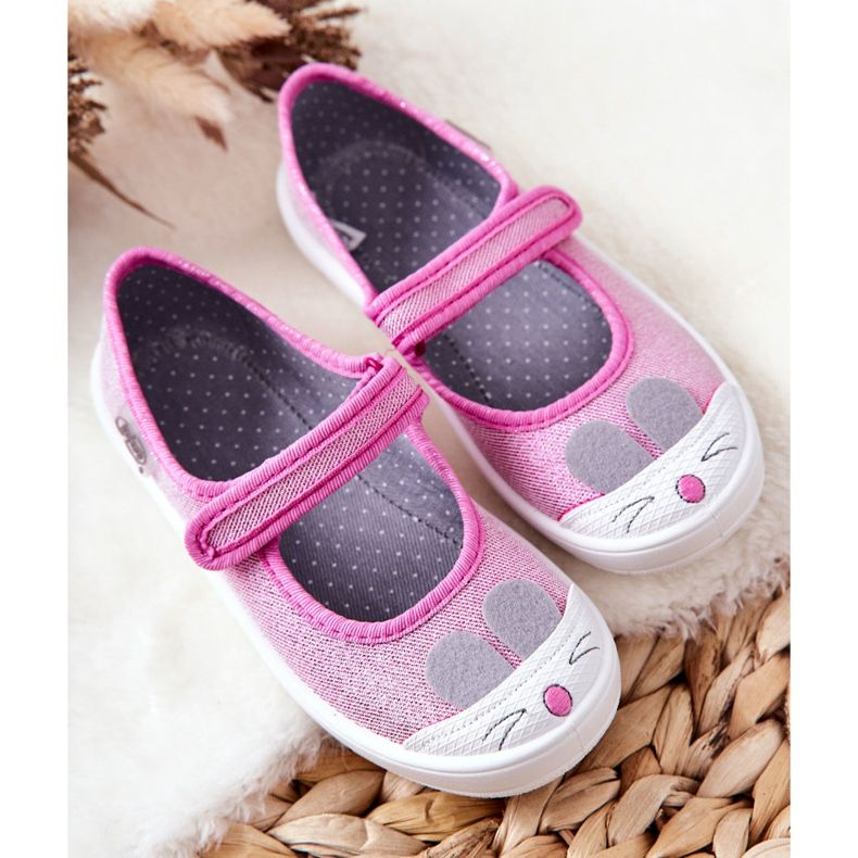 BEFADO S.A. Papuci balerina Befado Rabbit 208X045 Roz 1