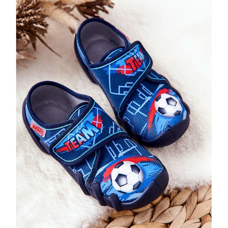 BEFADO S.A. Papuci Befado Blue Velcro 273X321 albastru 1