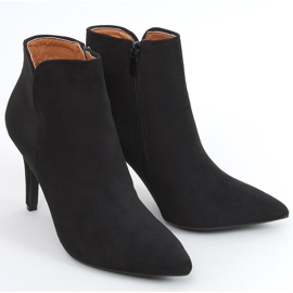 Malawi Cizme negre cu toc inalt negru 2