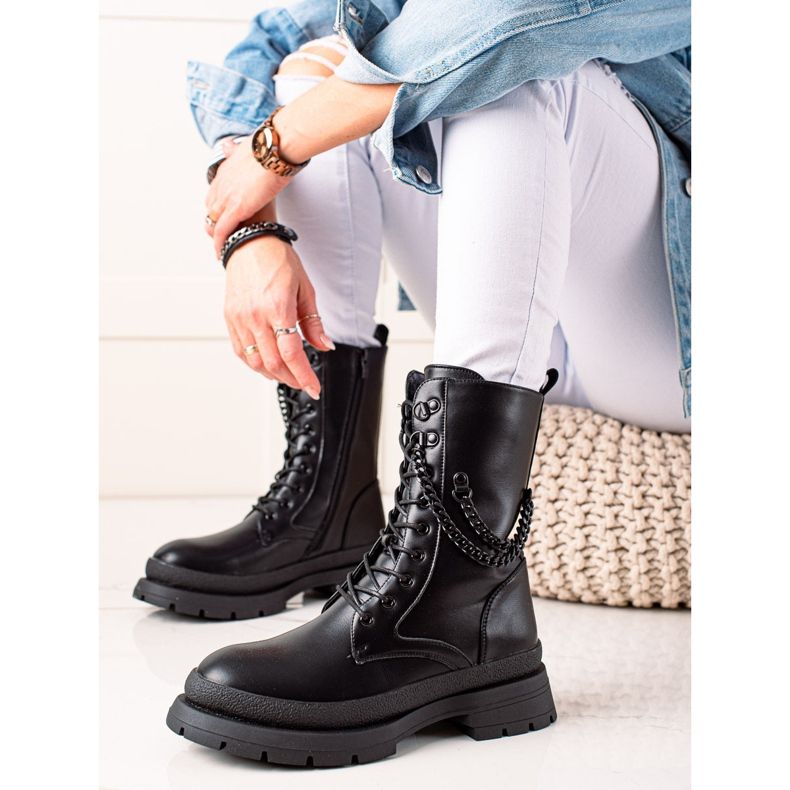 Bona Lucrători cald cu un lanț negru 1