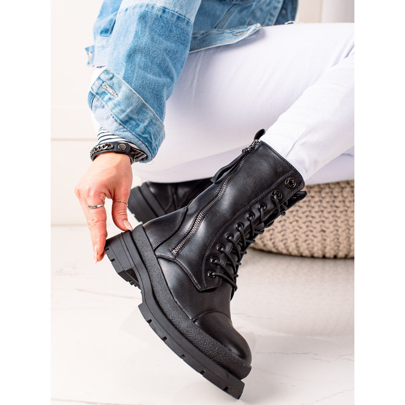 Bona Muncitori negri calzi negru 2