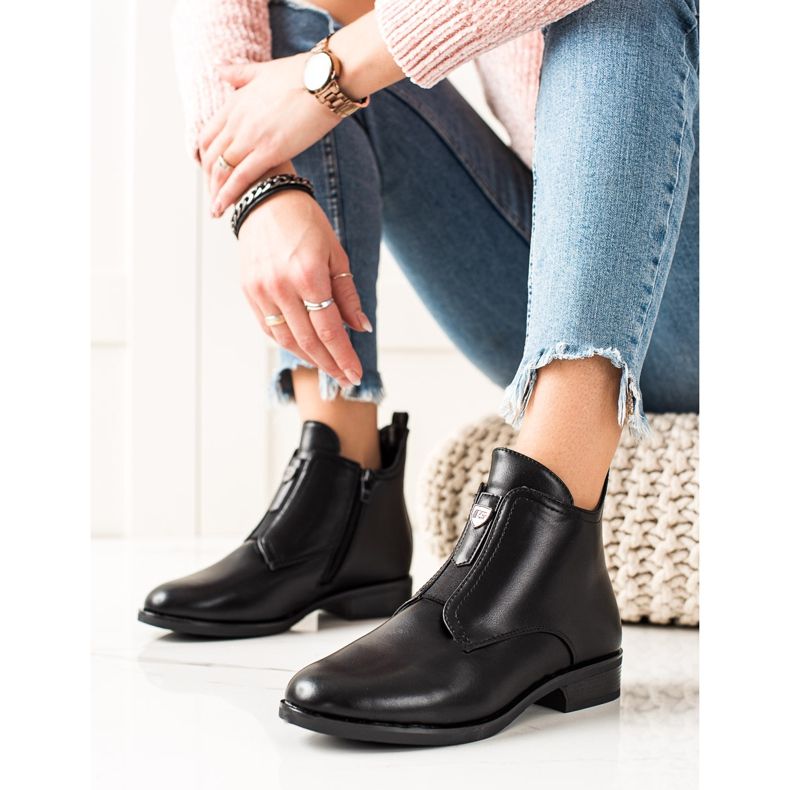 Camo Cizme calde cu fermoar negru 2