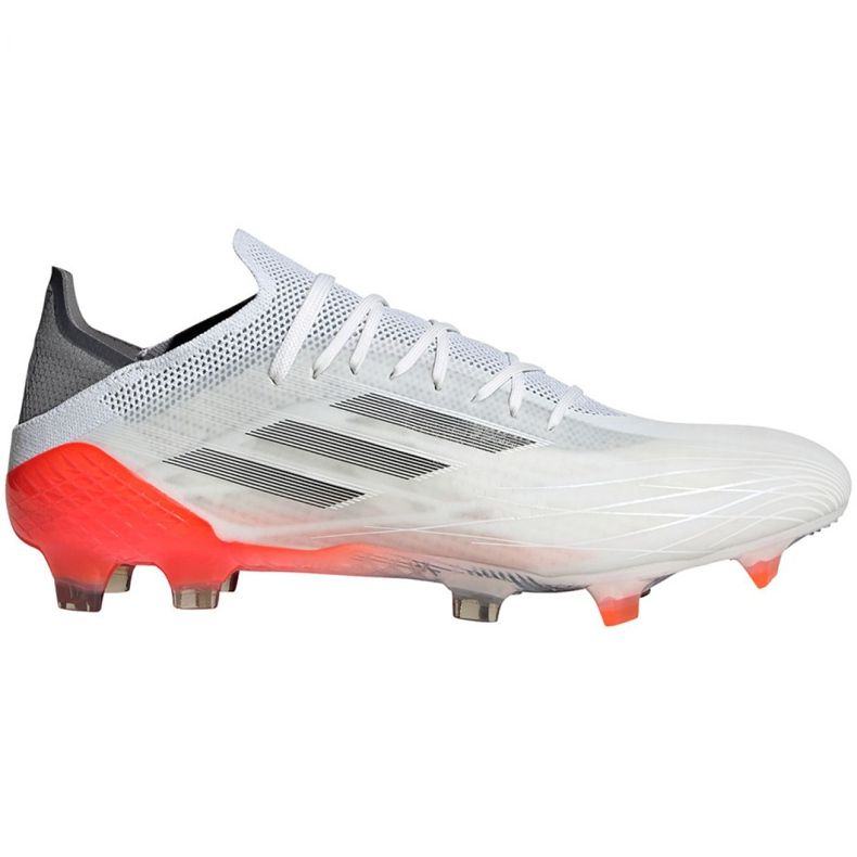 Ghete de fotbal Adidas X Speedflow.1 Fg M FY6869 roșu, alb, gri alb 1