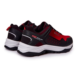 PE1 Pantofi sport bărbătesc Tied Red Grenberd negru roșu 1