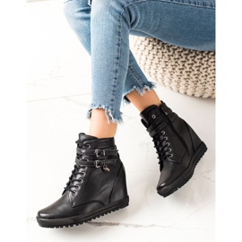 Goodin Botine cu cordon negru 2