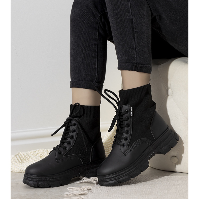 Pantofi negri de damă de la Laurie negru 1