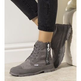 Cizme calde de dama gri Goris 1 Cizme calde de dama gri Goris 1