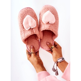 Papuci roz pentru femei Heartbeat 1