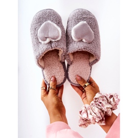 Papuci de damă gri Heartbeat 1