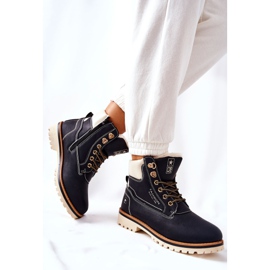 NEWS Trappers pentru femei Timberki Warmed Black Tiempo negru 1