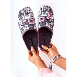 Inblu Papuci Befado Papuci Cats 155D200 Gri 1