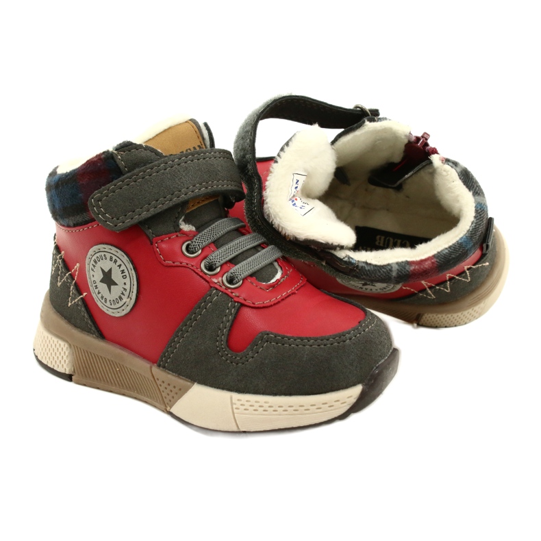 Băieți de băieți cu blana American Club GC27 Red roșu 5 Băieți de băieți cu blana American Club GC27 Red roșu 5