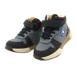 Cizme de băieți cu blana American Club GC27 Navy Blue albastru 3 Cizme de băieți cu blana American Club GC27 Navy Blue albastru 3