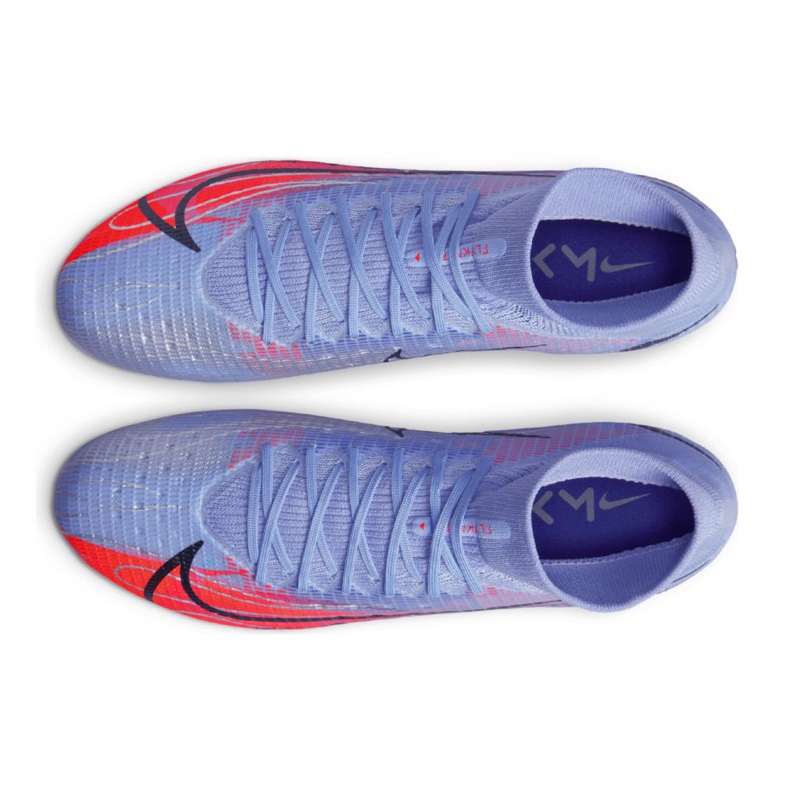 Pantofi de fotbal Nike Superfly 8 Pro Km Ag M DJ3978-506 violet-albastru albastru 2