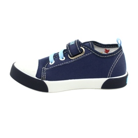 Tenisi American Club Ten15 Navy Velcro albastru marin 1
