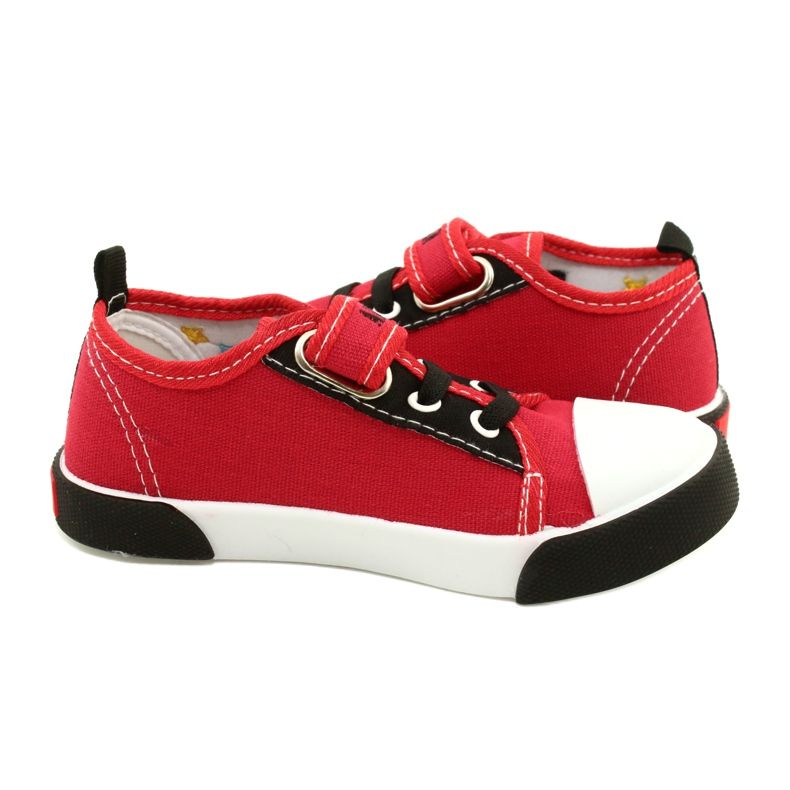 Tenisi American Club Ten15 Red Velcro roșu 2