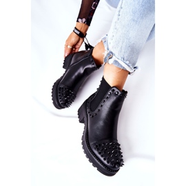 PG1 Cizme Negre Comonis Jodhpur Cu Jeturi negru 1