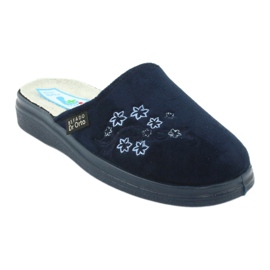 Papuci de dama Dr.ORTO Befado, papuci pentru diabetici, 132d012, bleumarin albastru 2