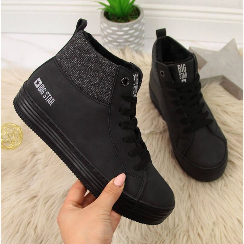 Adidași cu izolație Big Star W II274147 negru 1