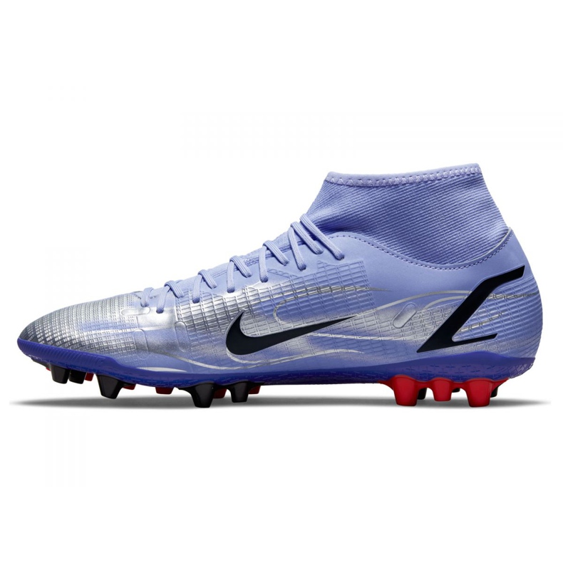 Pantofi de fotbal Nike Superfly 8 Academy Km Ag M DJ3984-506 multicolor violet 1