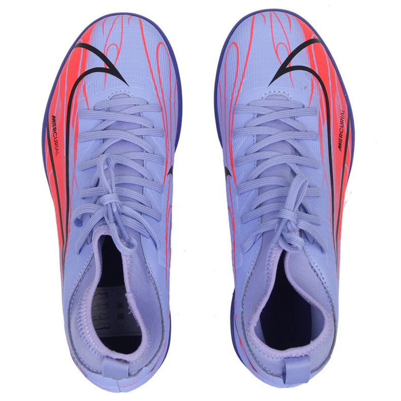 Pantofi de fotbal Nike Mercurial Superfly 8 Club Km Tf Jr DB0934 506 multicolor violet 2