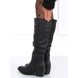 Polo Ghete de cowboy negre negru 1