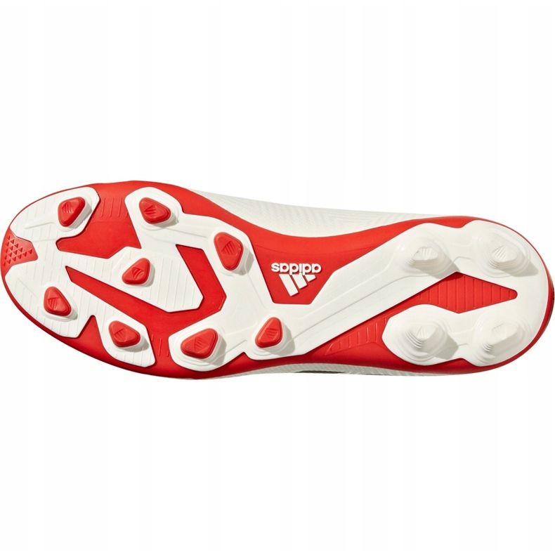 Ghete de fotbal Adidas Nemeziz 18.4 FxG Jr CM8510 alb 3