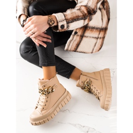 TRENDI Adidași cizme calde bej 1 TRENDI Adidași cizme calde bej 1